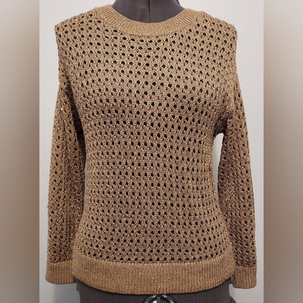 LOFT Brown Crew Neck Sweater